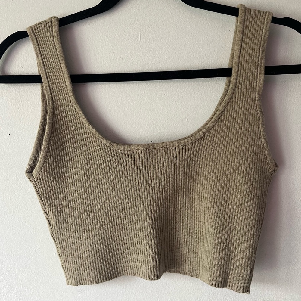 Forever 21 knit ribbed crop top